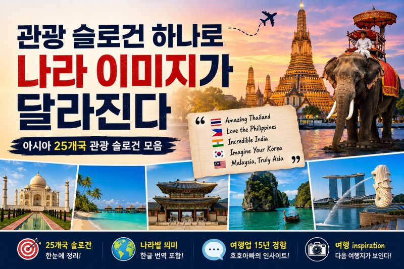 관광 슬로건 하나로 나라 이미지가 달라진다